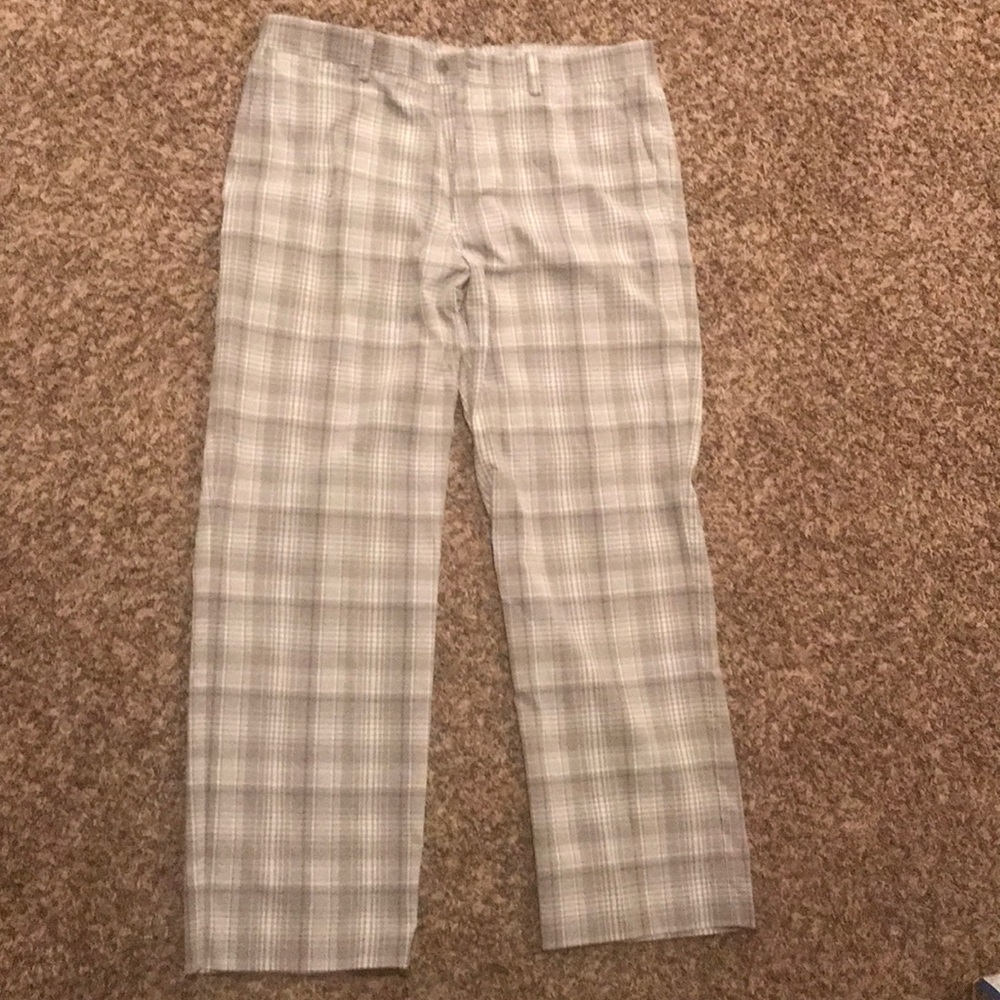 IZOD Men’s Golf Plaid Pants 34/30